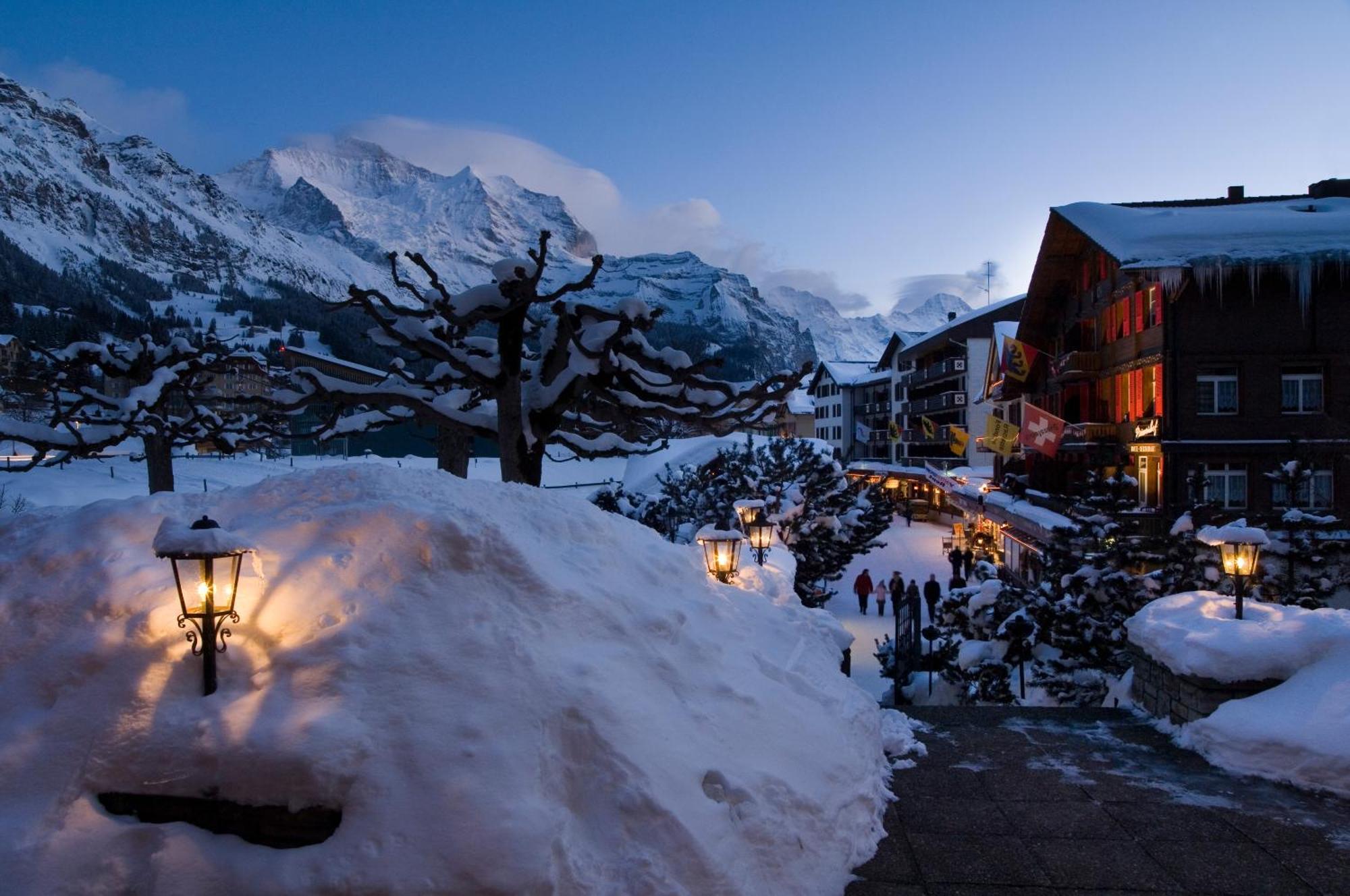 Hotel Schoenegg Wengen Exterior foto