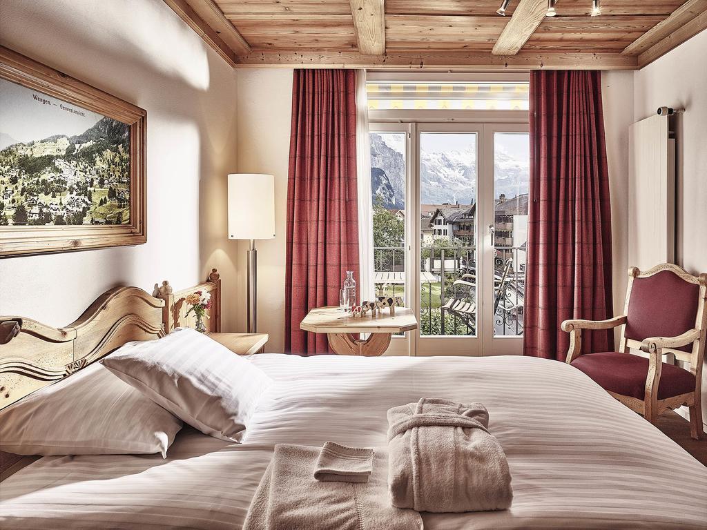 Hotel Schoenegg Wengen Exterior foto